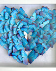 "Ocean Heart" 3D Aqua - Small