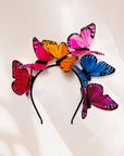 Rainbow Butterfly Headband