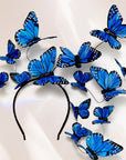 Wild Blue Yonder Butterfly Fascinator