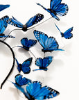 Wild Blue Yonder Butterfly Fascinator